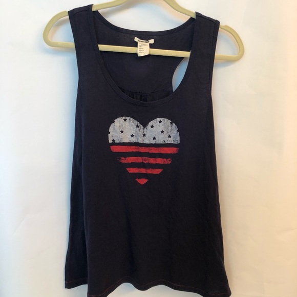 Levi's Tops - Vintage Levi’s Heart Tank Top (L/XL)